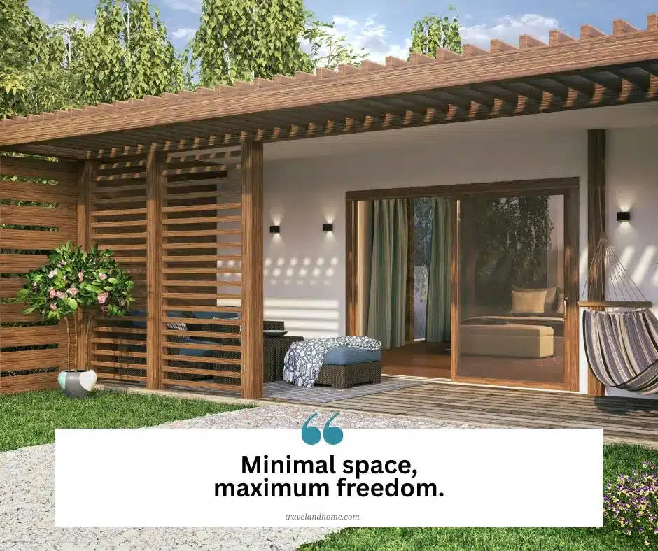 unique quotes on minimalist living, tiny home lifestyle, minimal space, housing designs, travel and homeEmbracing The Tiny Home Lifestyle: Wisdom in Small Spaces