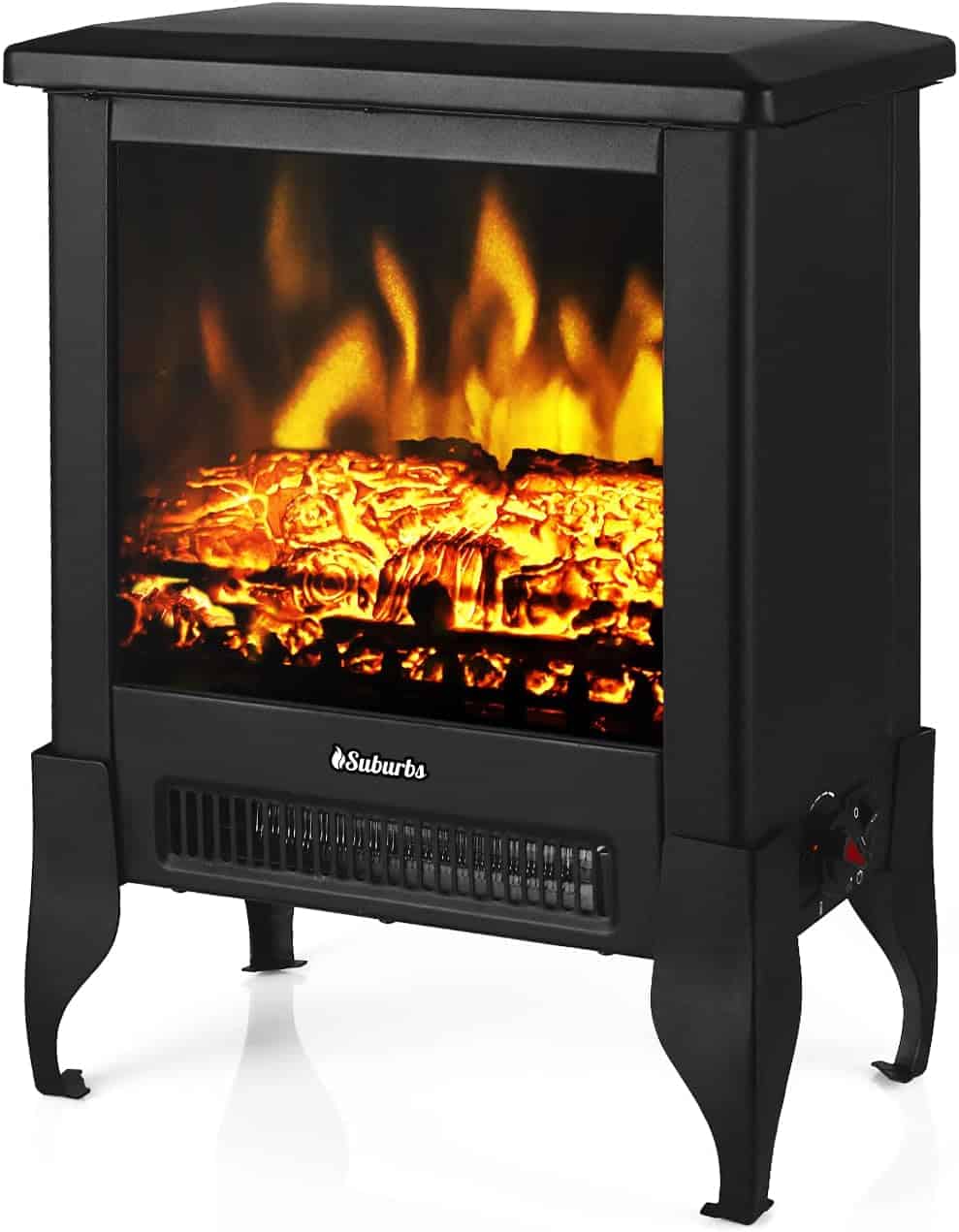 Freestanding Stove Heater with Realistic Flame, ski chalet decor, travel inspired livingSki Chalet Decor: How to Bring Avoriaz’s Alpine Charm Into Your Home