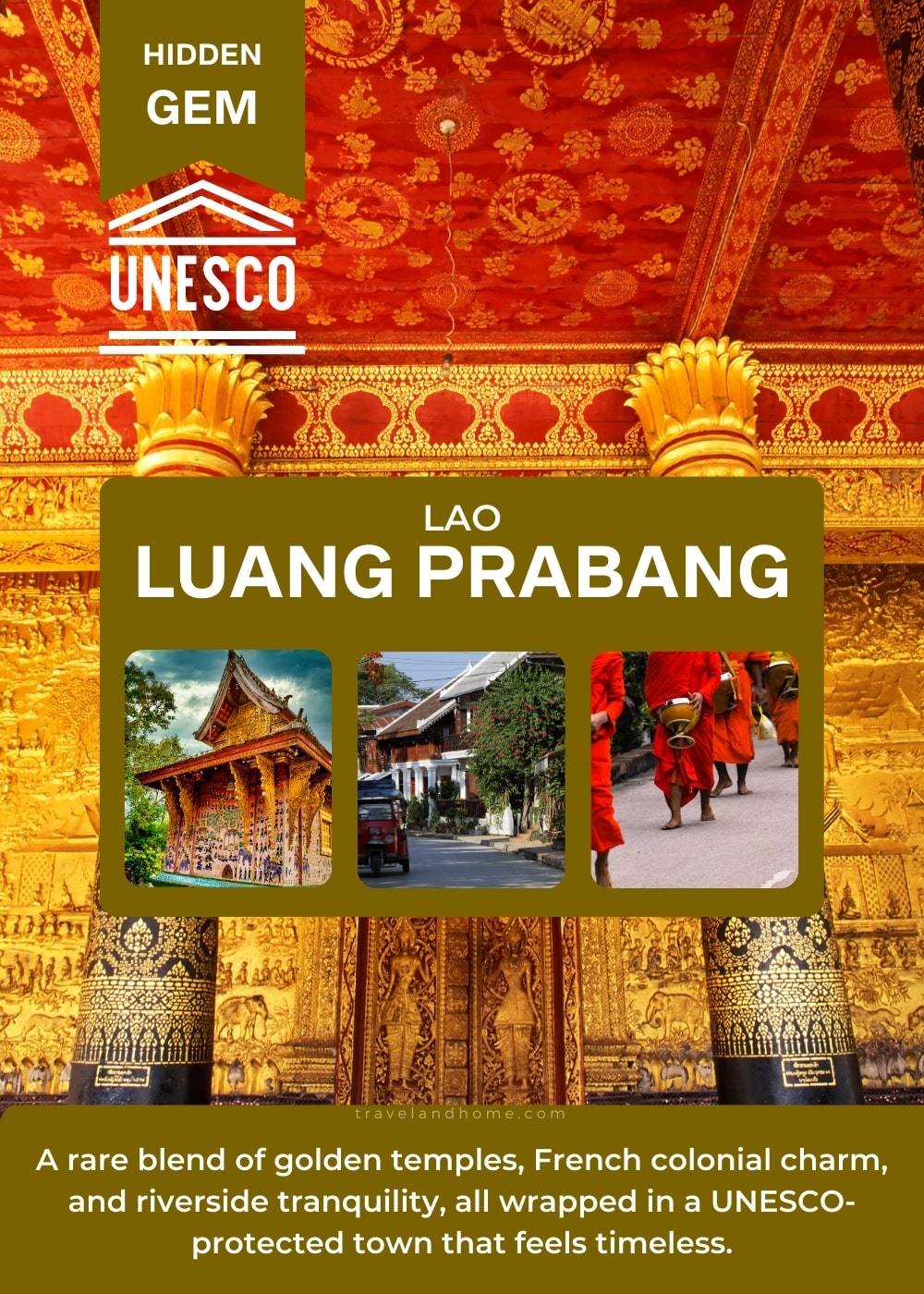 Luang Prabang, A Cultural And Spiritual Hidden Gem in Lao, UNESCO minThe Most Beautiful Ancient Town: Luang Prabang, Laos