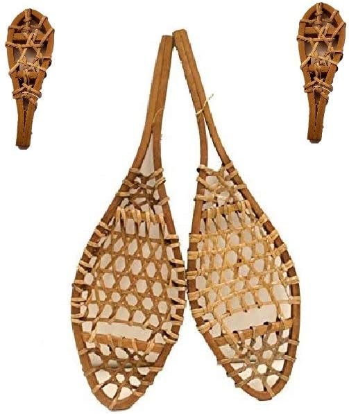 Snowshoe Wall Decoration Lodge Decor 15” Set Plus 1 Pair Snowshoes Ornaments,Christmas, Ski Chalet Decor