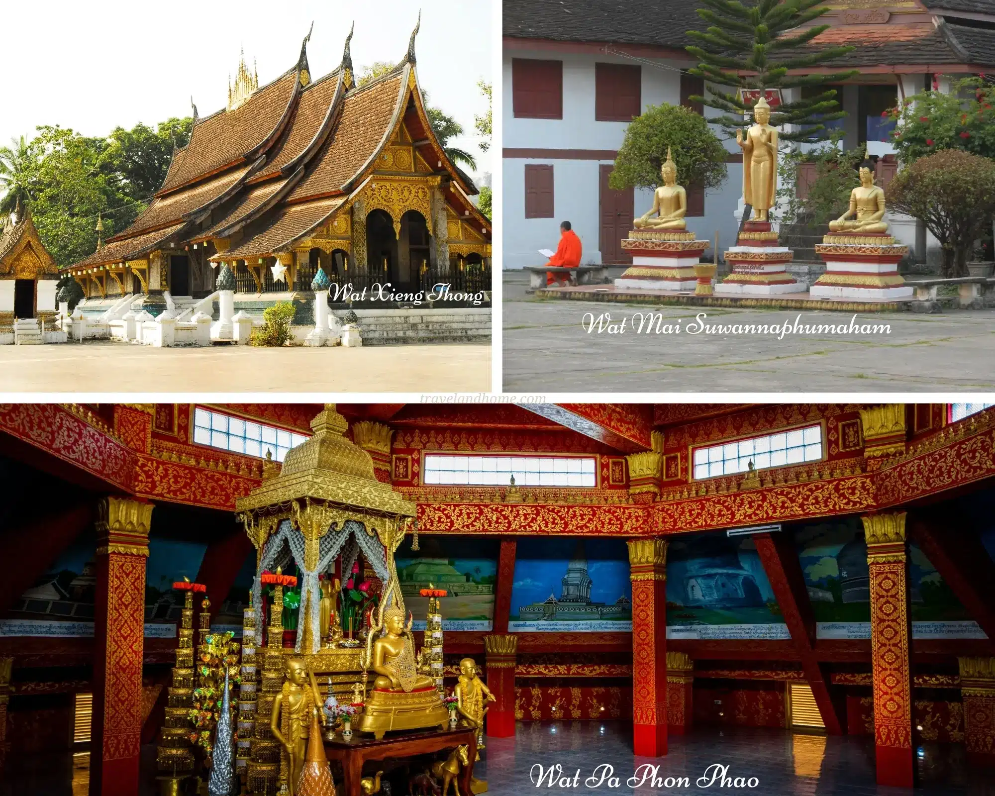 Wat Xieng Thong, Wat Mai, Wat Pa Phon Phao, Must See Temples in Luang Prabang, LaosThe Most Beautiful Ancient Town: Luang Prabang, Laos