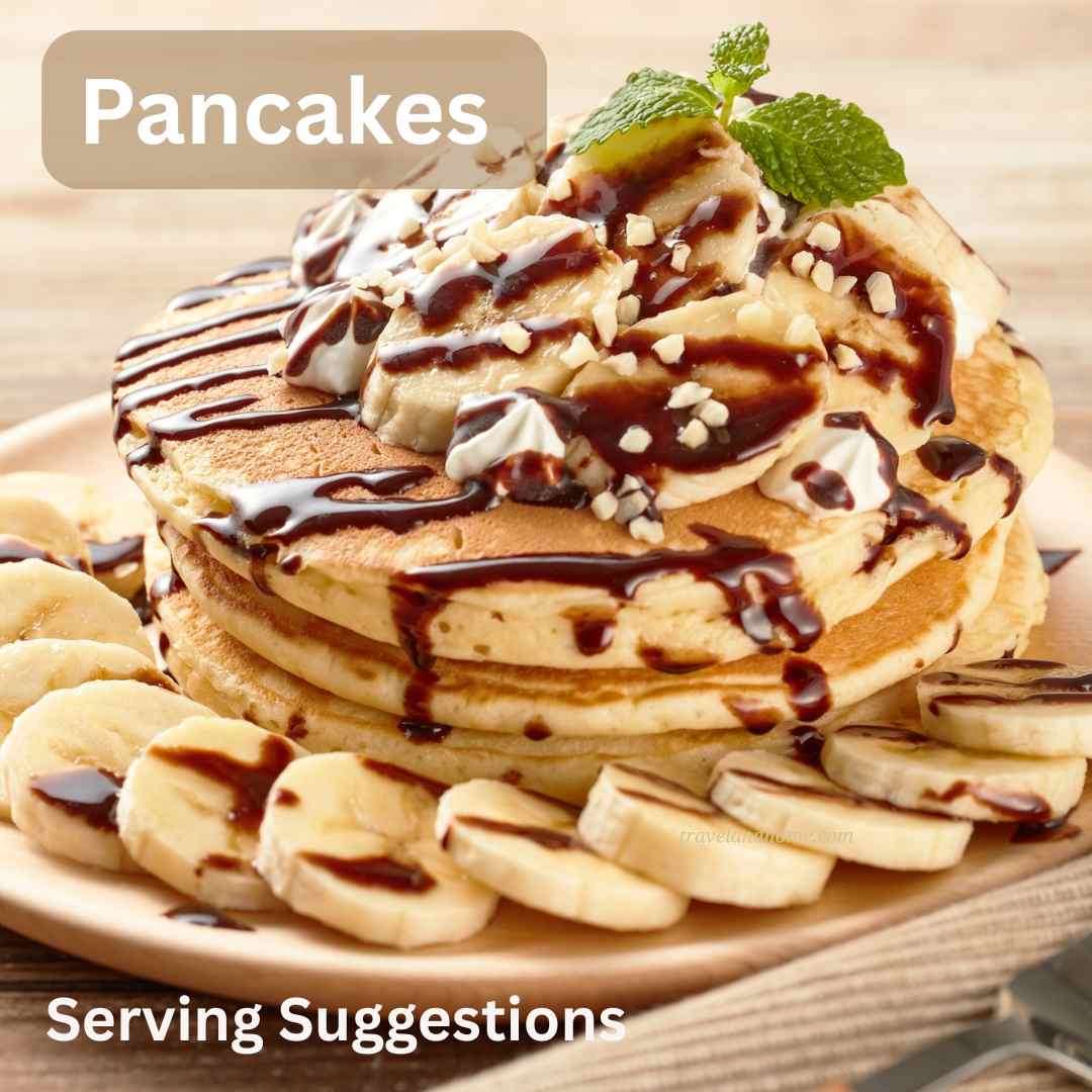 Basic recipe for making pancakes plus serving suggestions