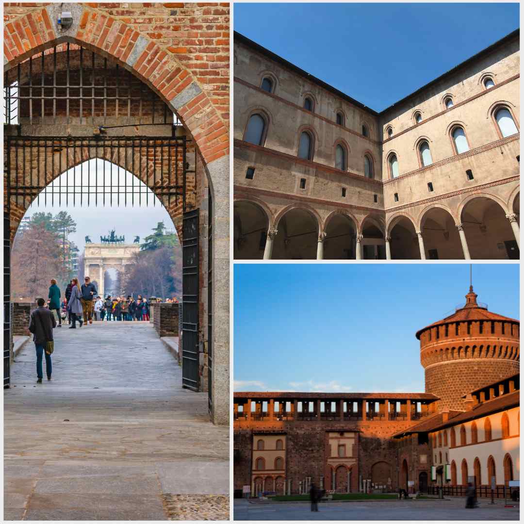 Castello Sforzesco in Milan Italy