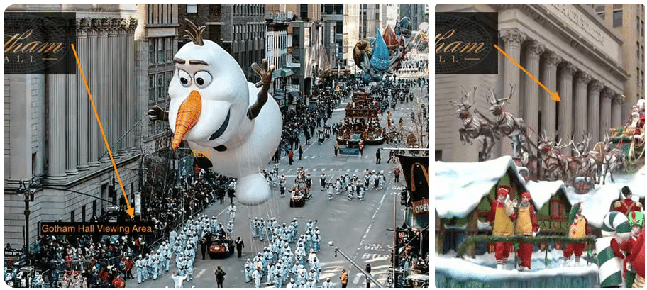 NYC Macy's Thanksgiving Day Parade Premium Viewing Brunch