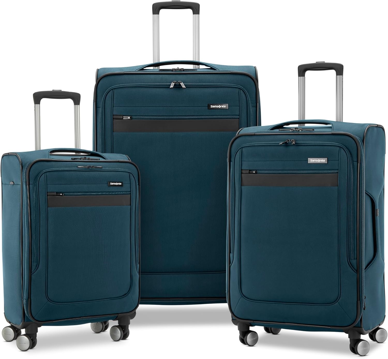 Samsonite Ascella Softside Expandable Luggage Spinner Wheels, 3 Piece Set, luggage bags