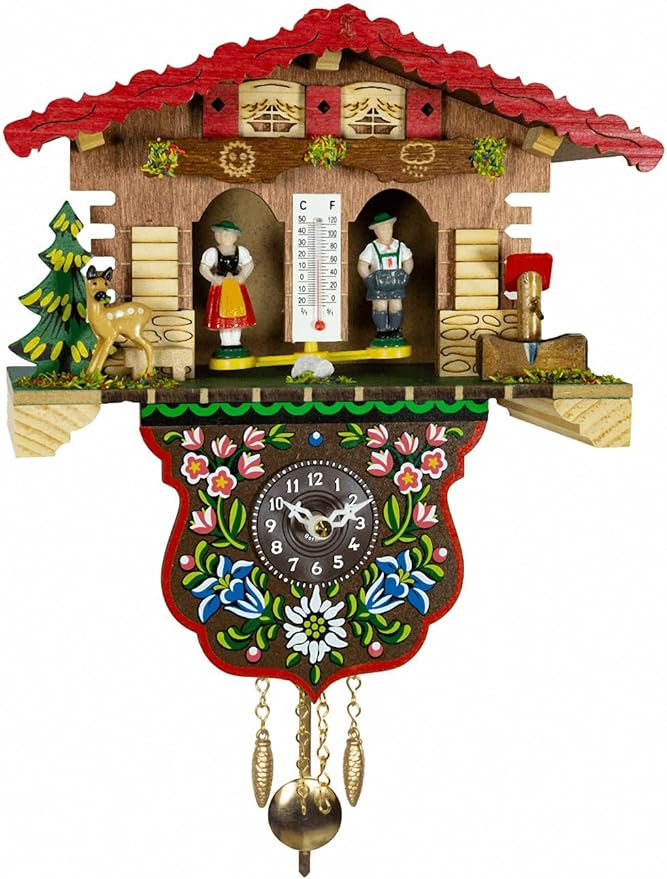 Trenkle Black Forest Clock Swiss House Weather House