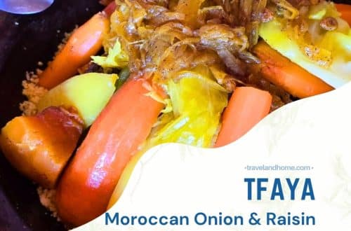 Tfaya Moroccan Onion and Raisin Topping for Couscous , travel and home min
