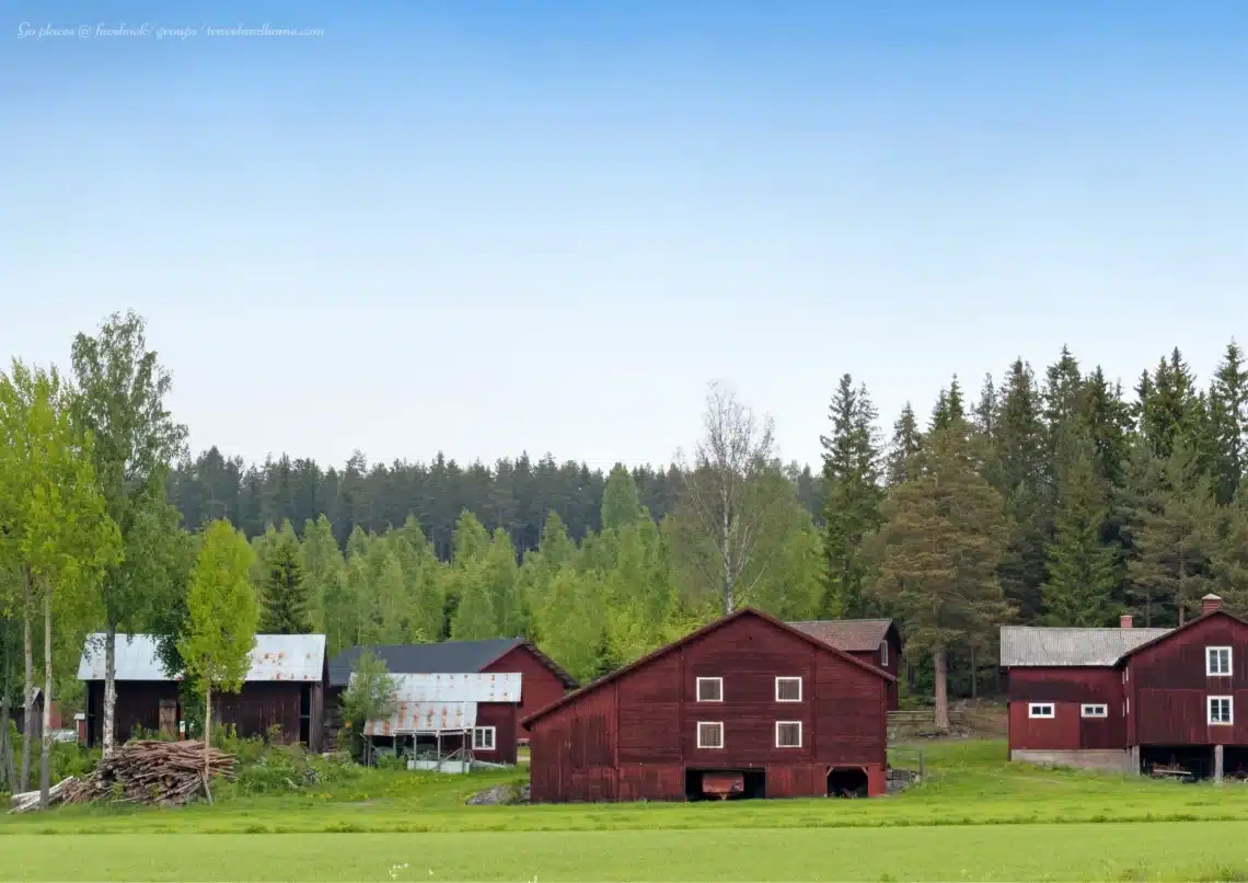 Wooden Farmhouses of Hälsingland, best UNESCO World Heritage Sites in Sweden