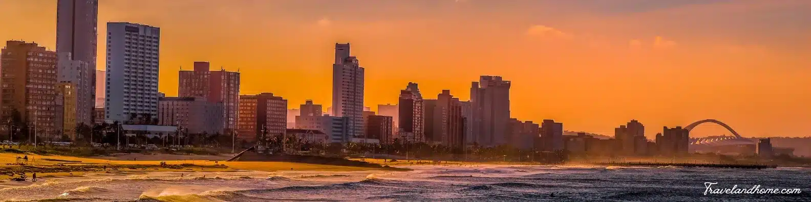 Durban's Golden Mile, KwaZulu-Natal Province in South Africa