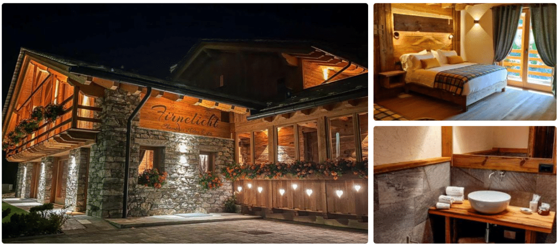 Firnelicht, Gressoney Saint Jean, stay near Castel Savoia