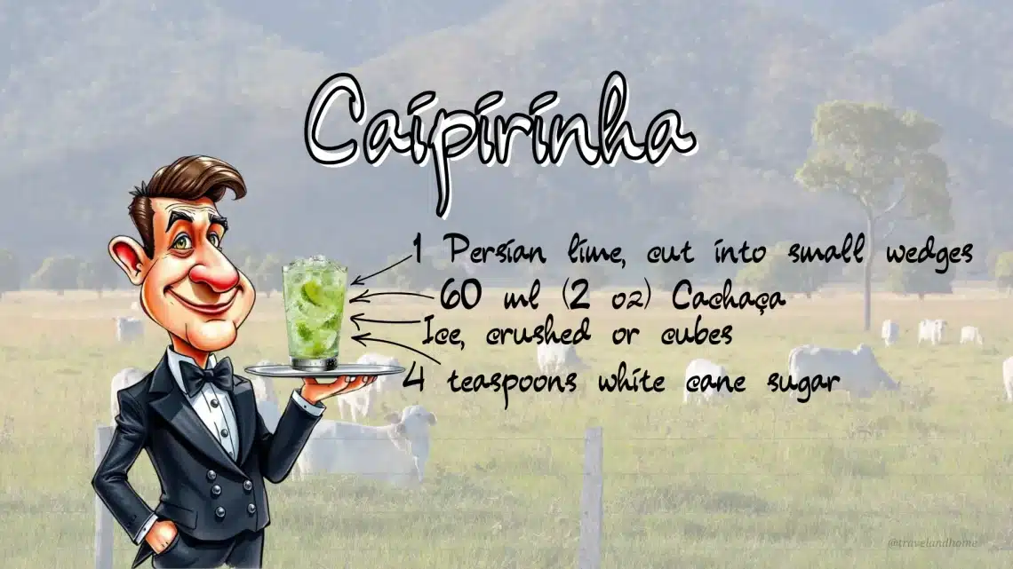 How To Make Caipirinha, Ingredients, Cocktails, Recipe Card