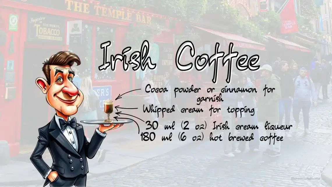 How To Make Irish Coffee Recipe, Ingredients, Cocktails, Recipe Card