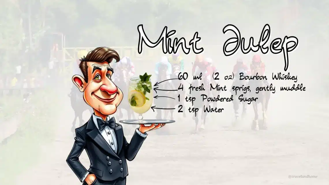How To Make Mint Julep Cocktail Recipe, Ingredients, Cocktail Recipe Card