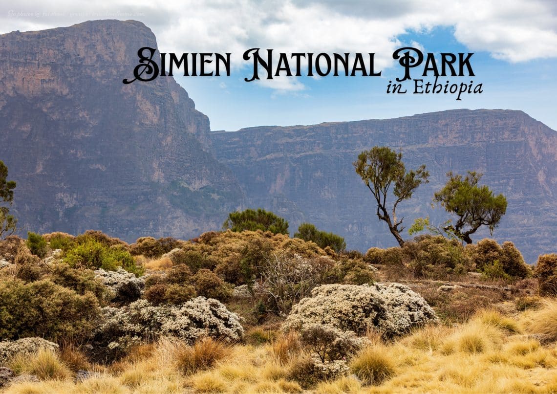 Simien National Park in Ethiopia, first dozen UNESCO World Heritage Sites