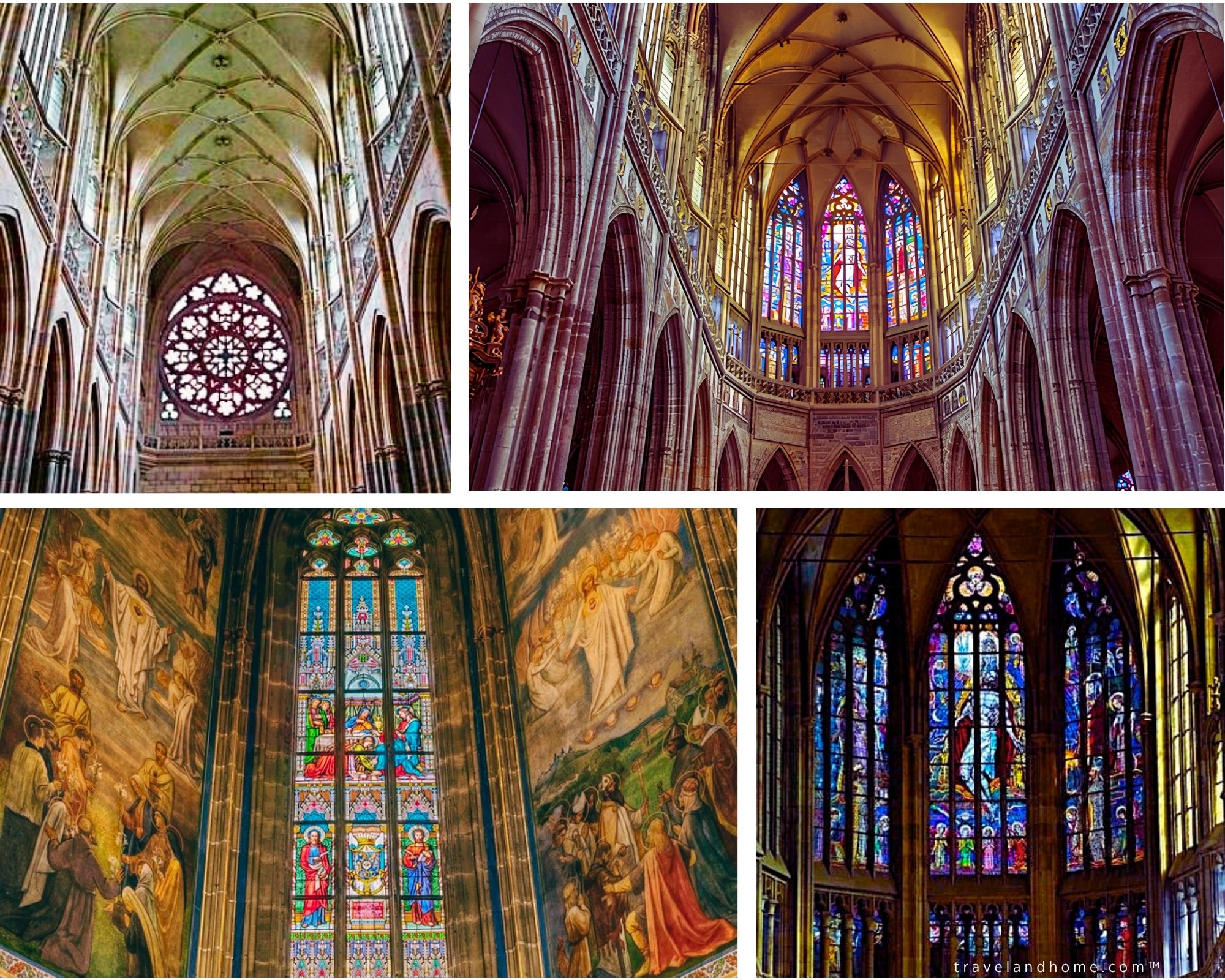 St Vitus Cathedral in Prague, interior architecture