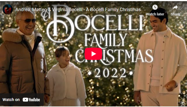Watch Bocelli Family Christmas on YouTube, Video, Free