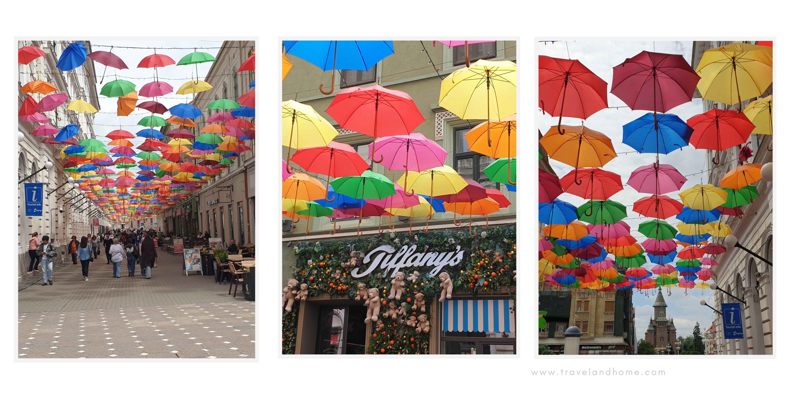 most beautiful umbrella streets in the world - colorful streets you should visit