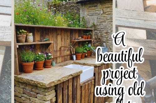 Easy DIY Garden Sink Station, Beautiful Project Using Old Pallets