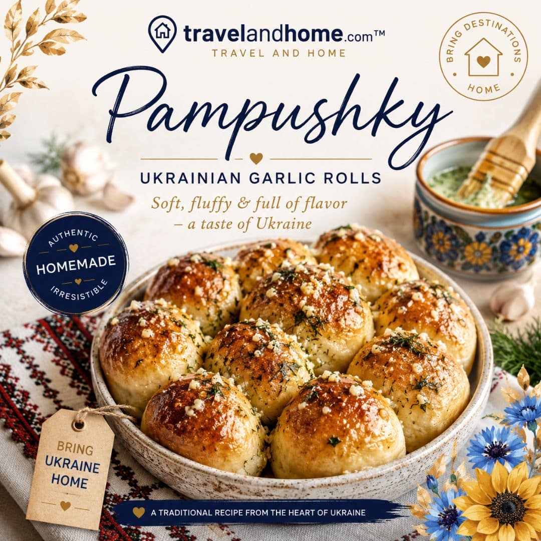 Easy Ukrainian Pampushky Recipe, traditional recipe from Ukraine