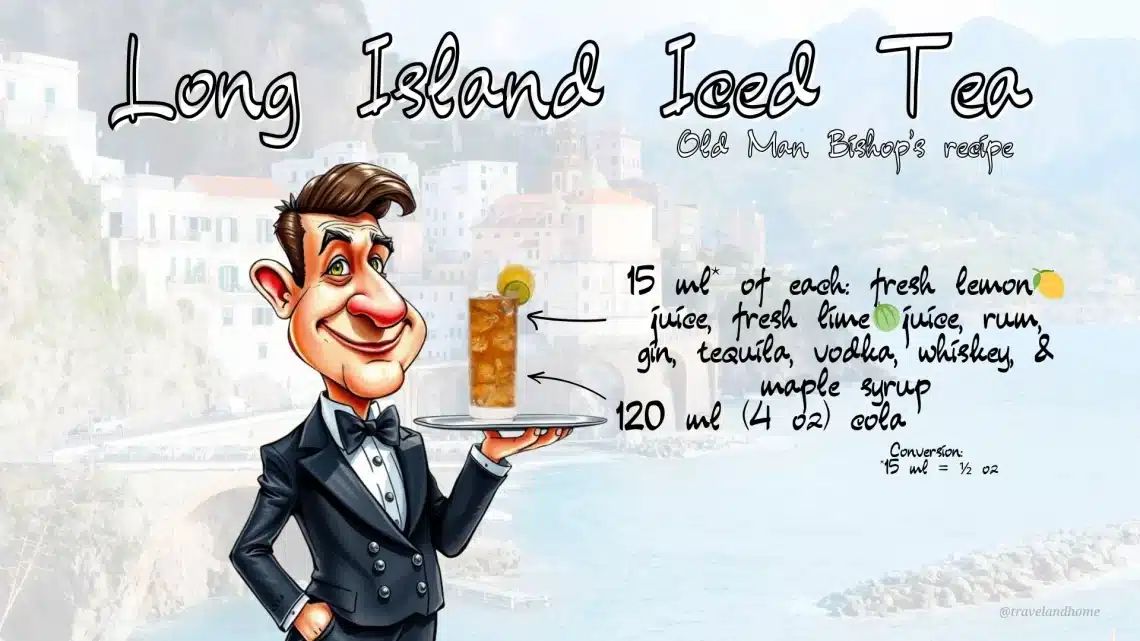How To Make Long Island Iced Tea Cocktail, Ingredients, Cocktail Recipe Card