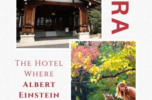 Nara Hotel in Japan - the place where Albert Einstein made music