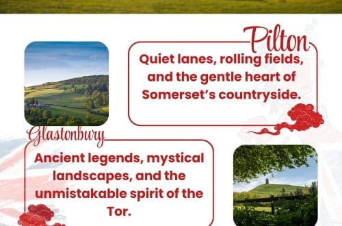 Travel Itinerary, Pilton Glastonbury Bath Day Trip