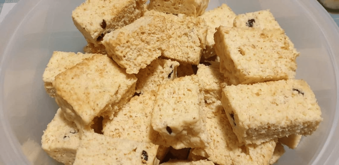 easy microwave buttermilk rusk recipe from South Africa