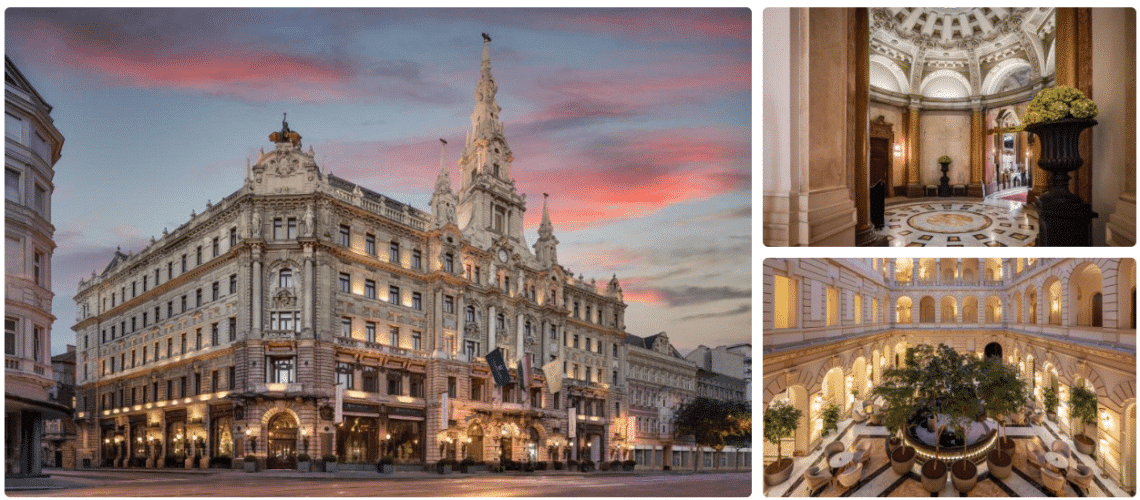 Anantara New York Palace Budapest above the New York Cafe near sightseeing