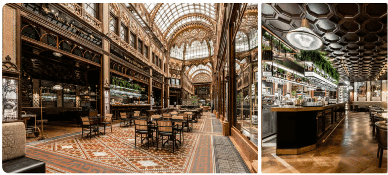 Book Table Reservation at Budapest Parisi Passage Restaurant 3 Course Menu valid for 10 days
