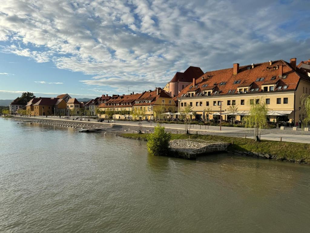 Hotel Lent on the Drava River bank in Maribor Slovenia