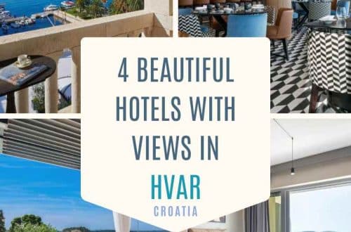 Hvar Croatia - best hotels to stay with beautiful views of the ocean