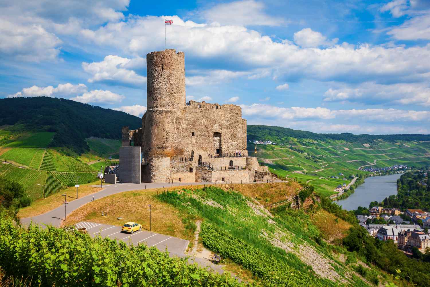 Landshut Castle in Bernkastel Kues Moselle Valley