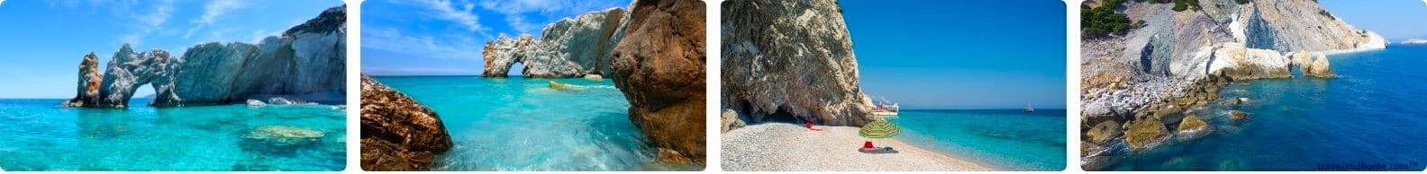 Skiathos beaches, Lalaria beach, Aegean sea, Greece