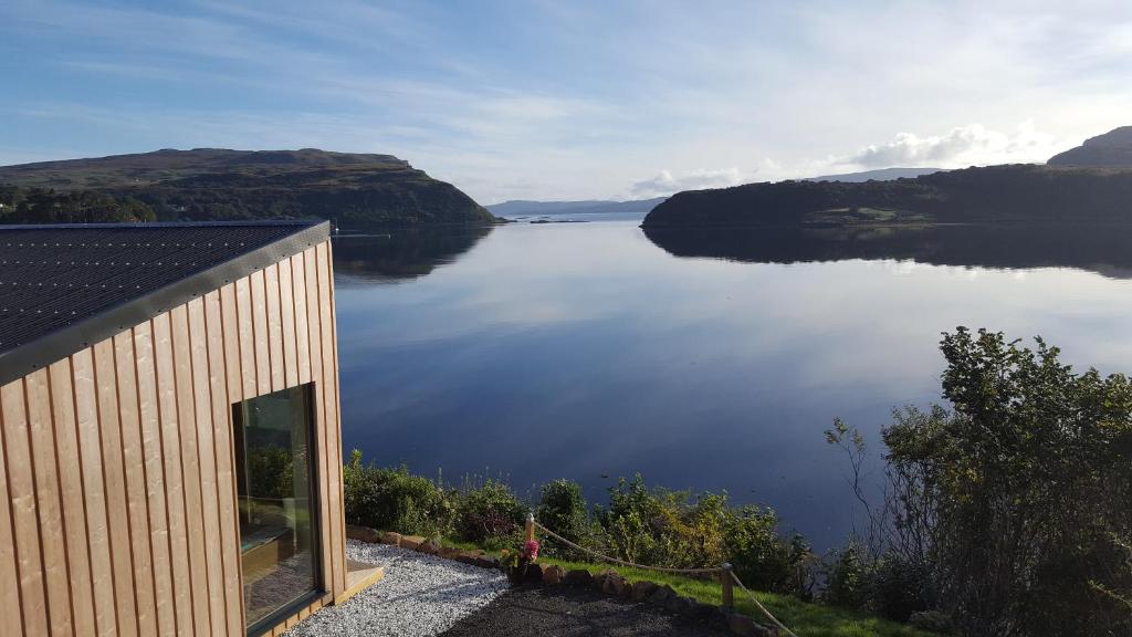 accommodation - best places to stay with excellent views like this in Isle of Skye