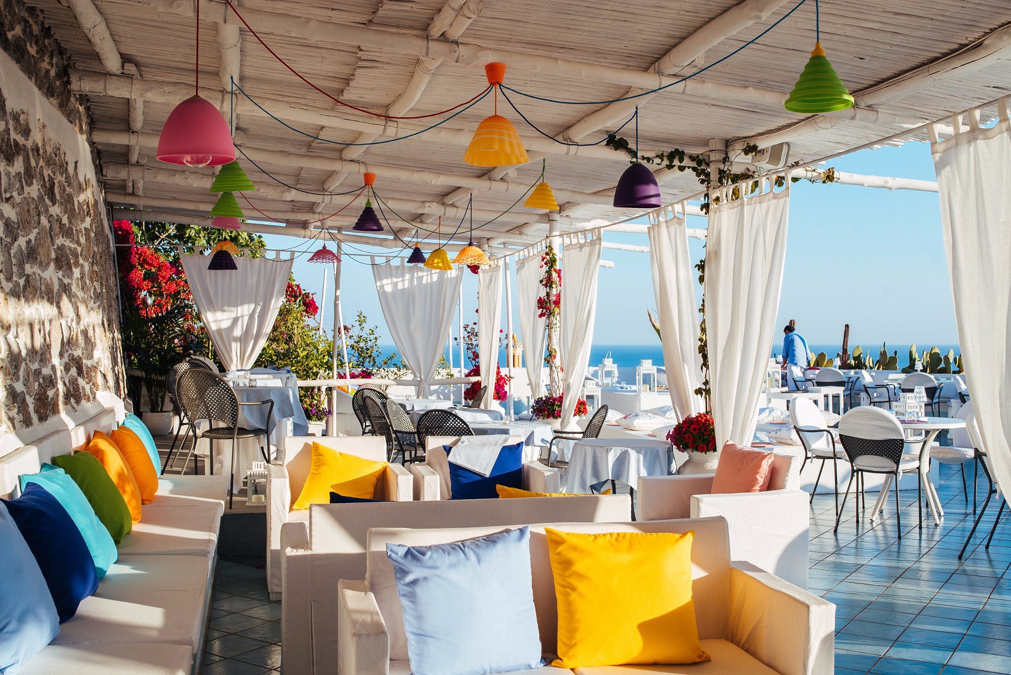 best restaurants in Positano - with fabulous views - Hotel Le Fioriere
