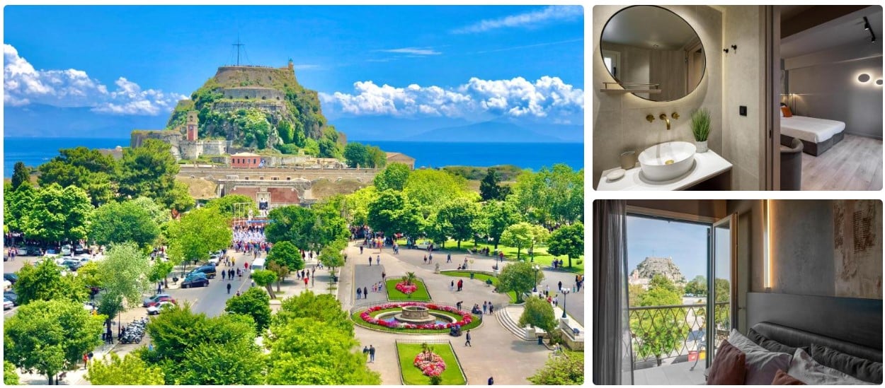 Arcadion Hotel Corfu old town, where to stay in Corfu