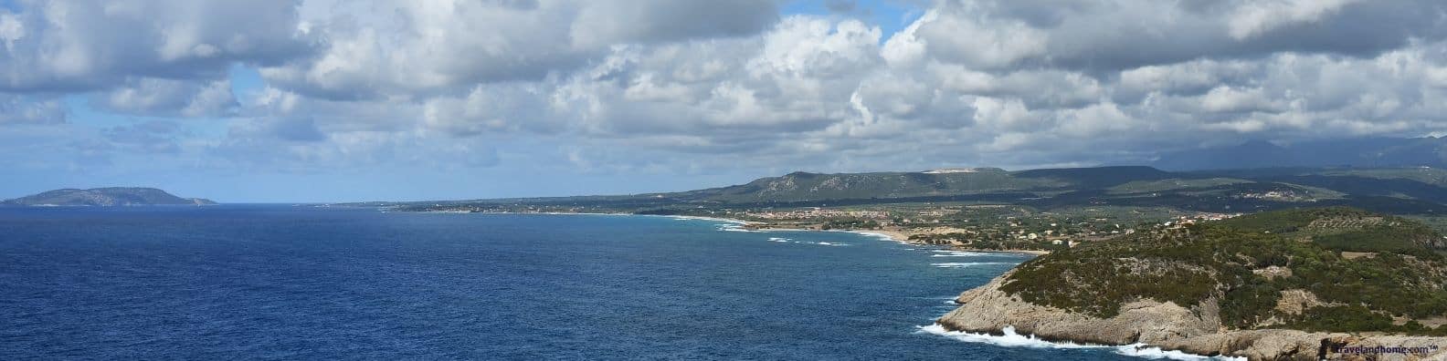 Coastline in Costa Navarino, Greece