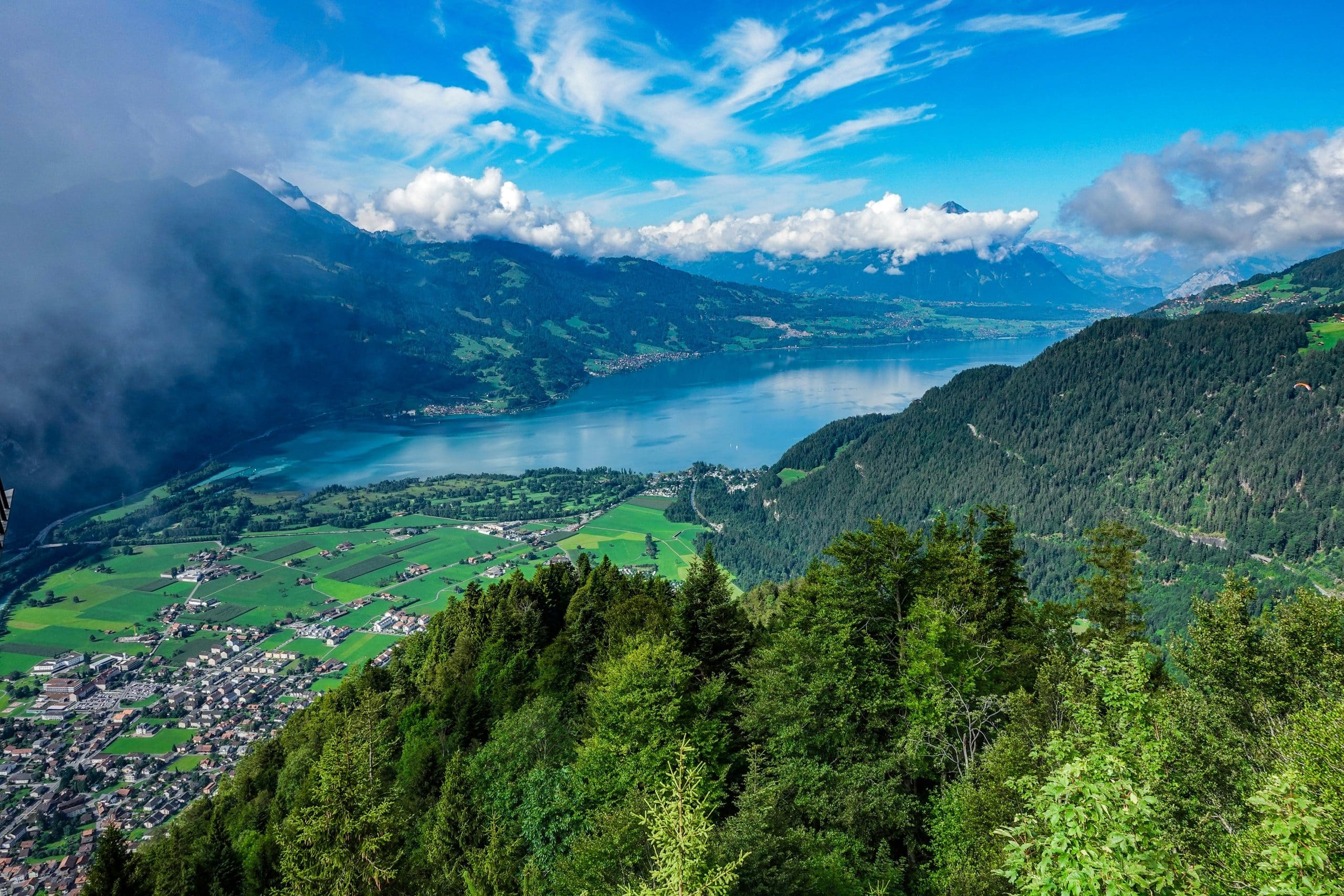 Visit beautiful Interlaken - lake views