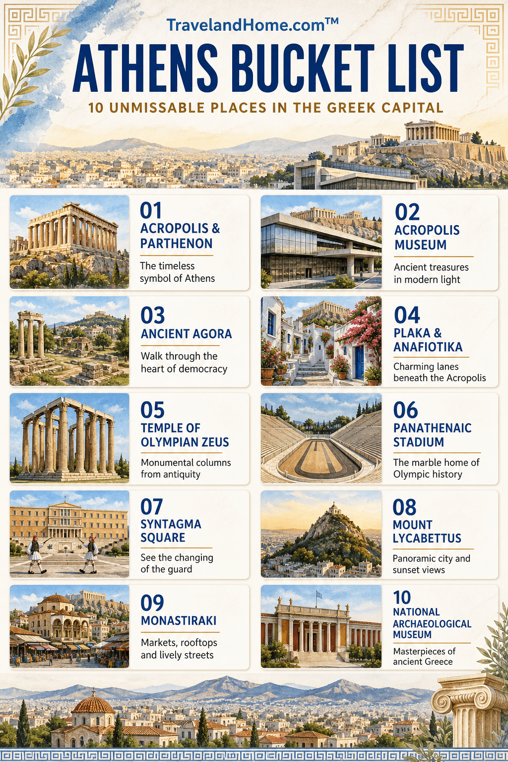 athens bucket list