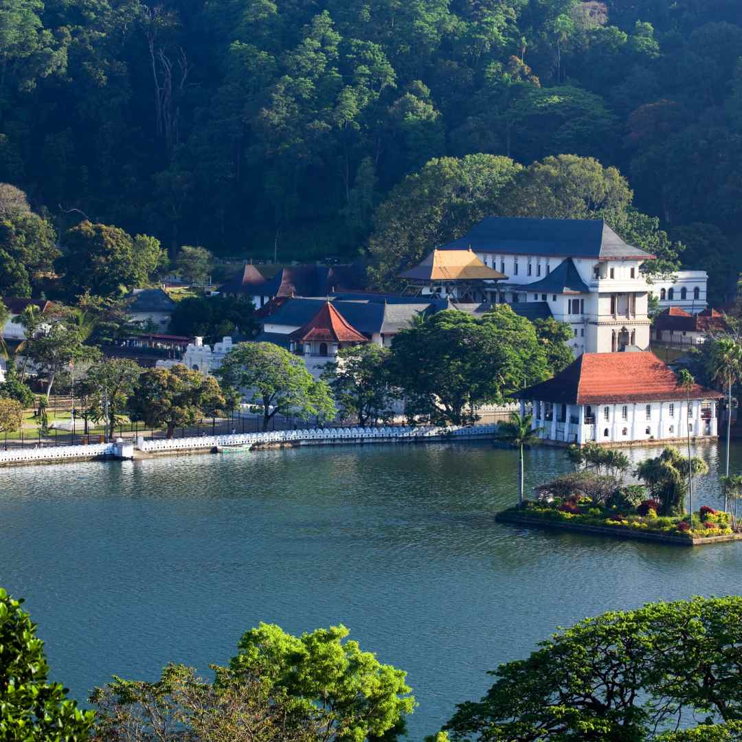 City of Kandy in Sri Lanka