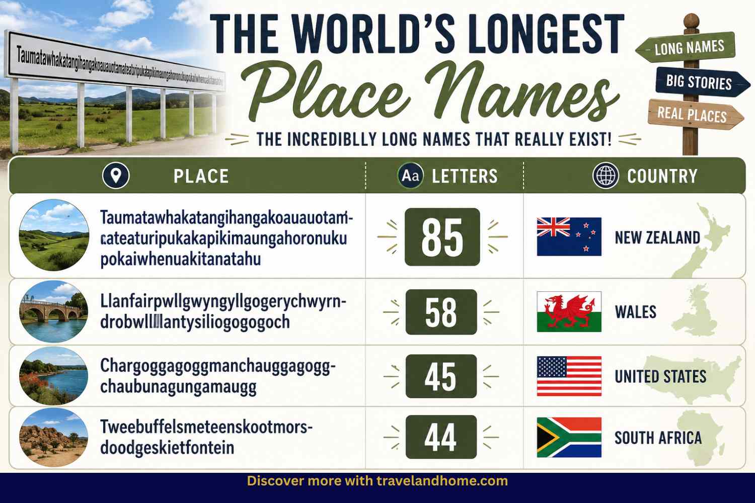 The worlds longest place names - Top 4