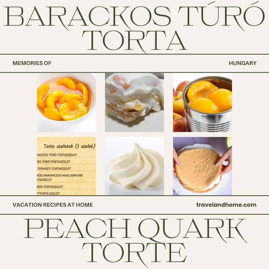 Barackos Túró Torta – Hungarian Peach Quark Torte Recipe