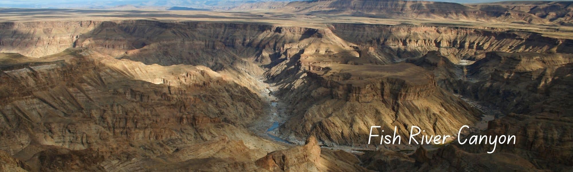 Fish river canyon in Namibia