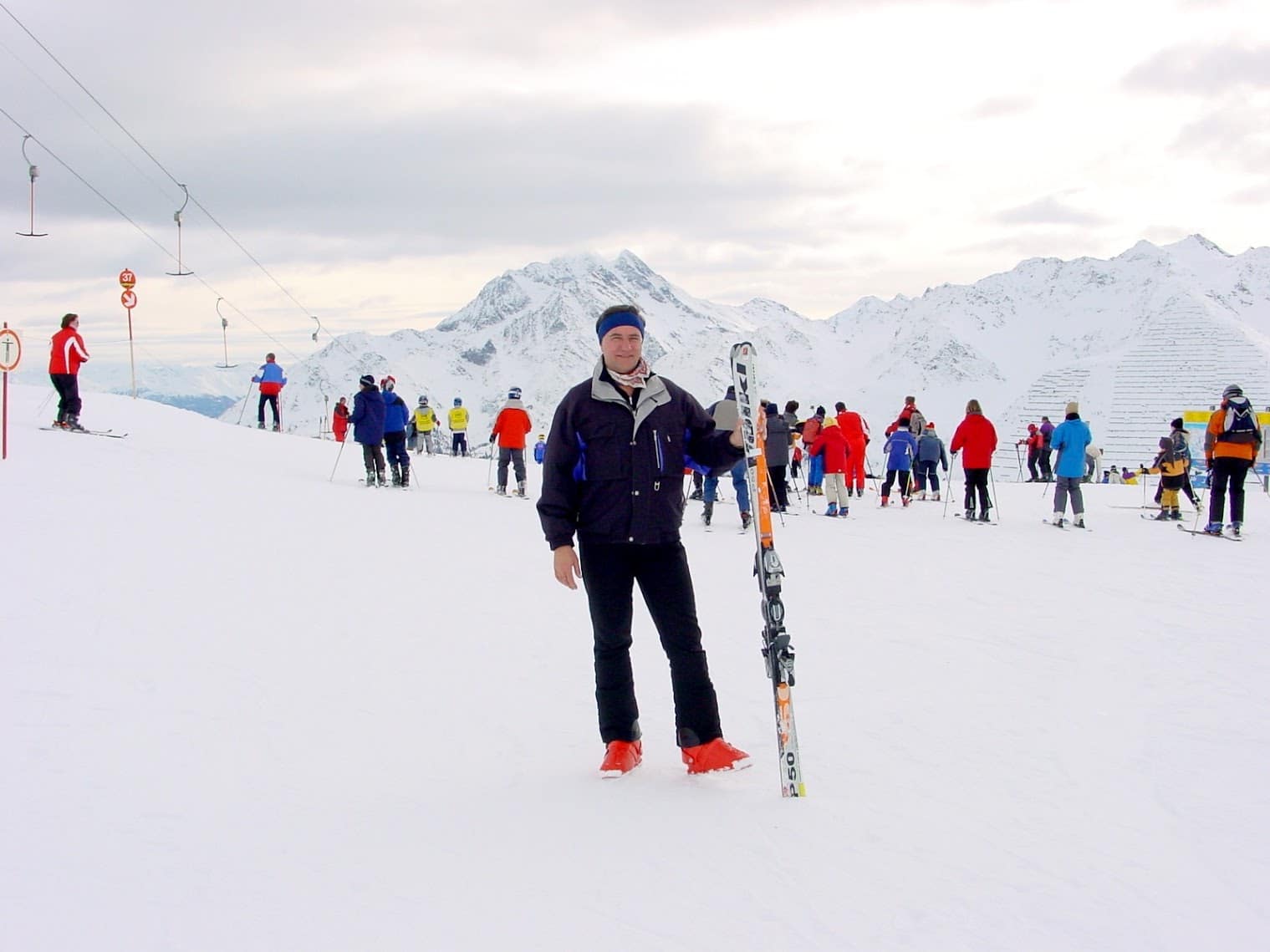 Skiing in St Anton Am Arlberg, Austria, one of Austria's Alpine Towns