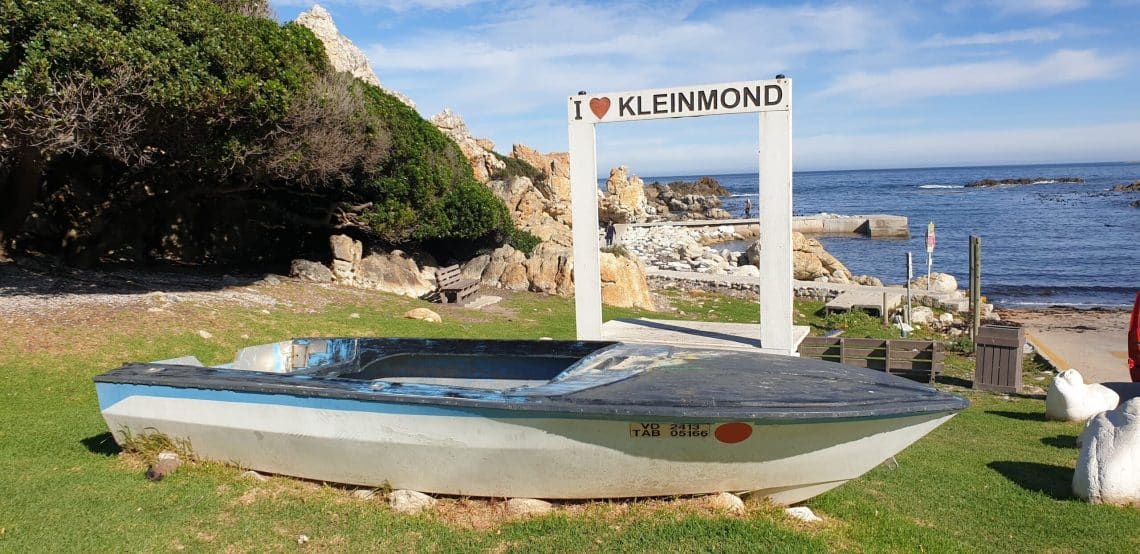 visit Kleinmond - Tourism - is it worth a visit - I love Kleinmond sign