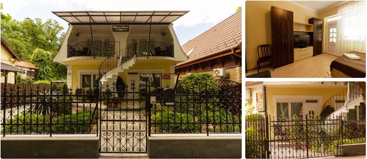 Best rooms and apartments in Siofok Hungary, Bella Villa
