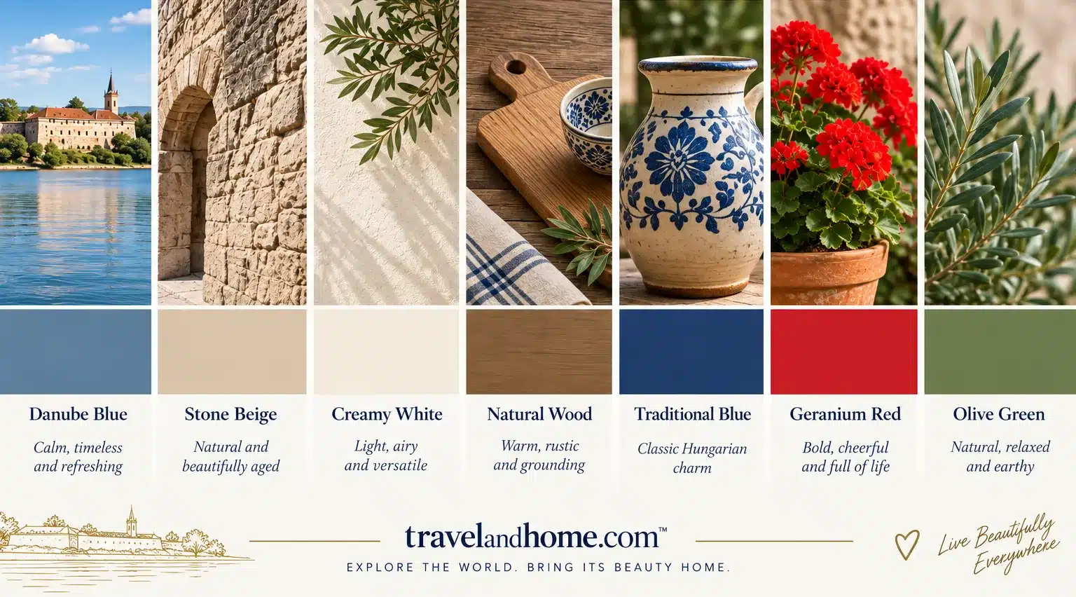 Decorate your home in the colors of Komárom
