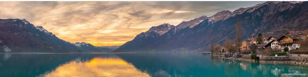 Sunset at Lake Brienz, Switzerland