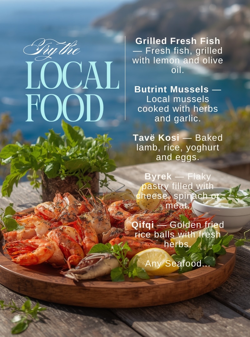 5 Albanian dishes to try in Ksamil