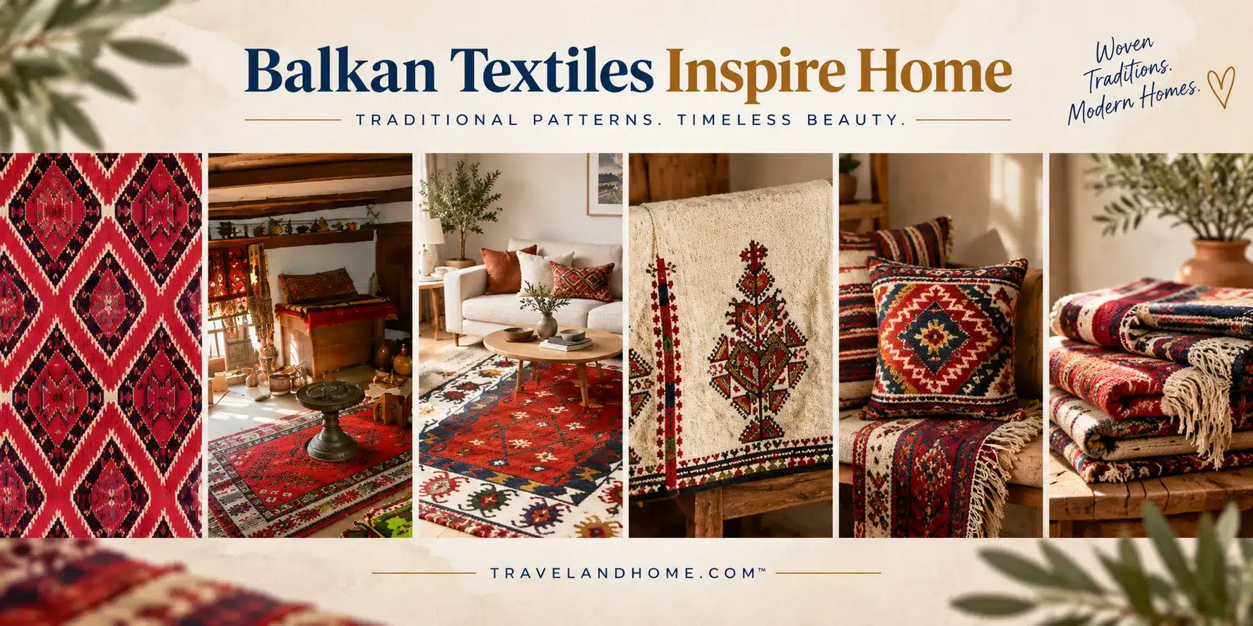 Balkan-inspired decorating with copperware, textiles and traditional crafts